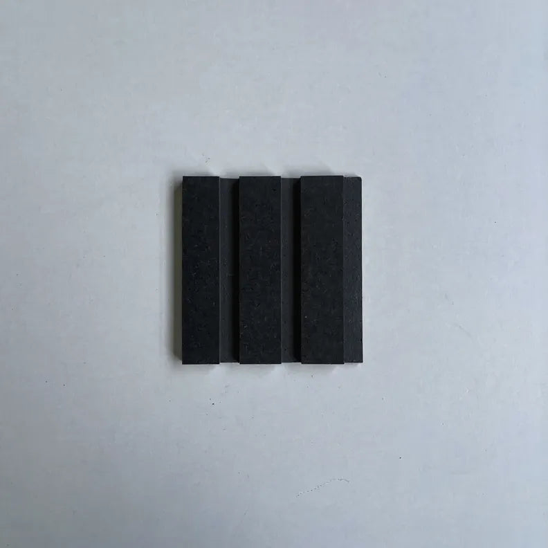 Black Slat Wall Panels