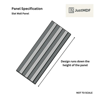 Black Slat Wall Panels