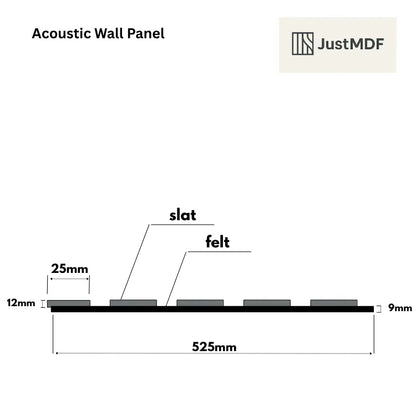 Acoustic Panelling - Natural Oak
